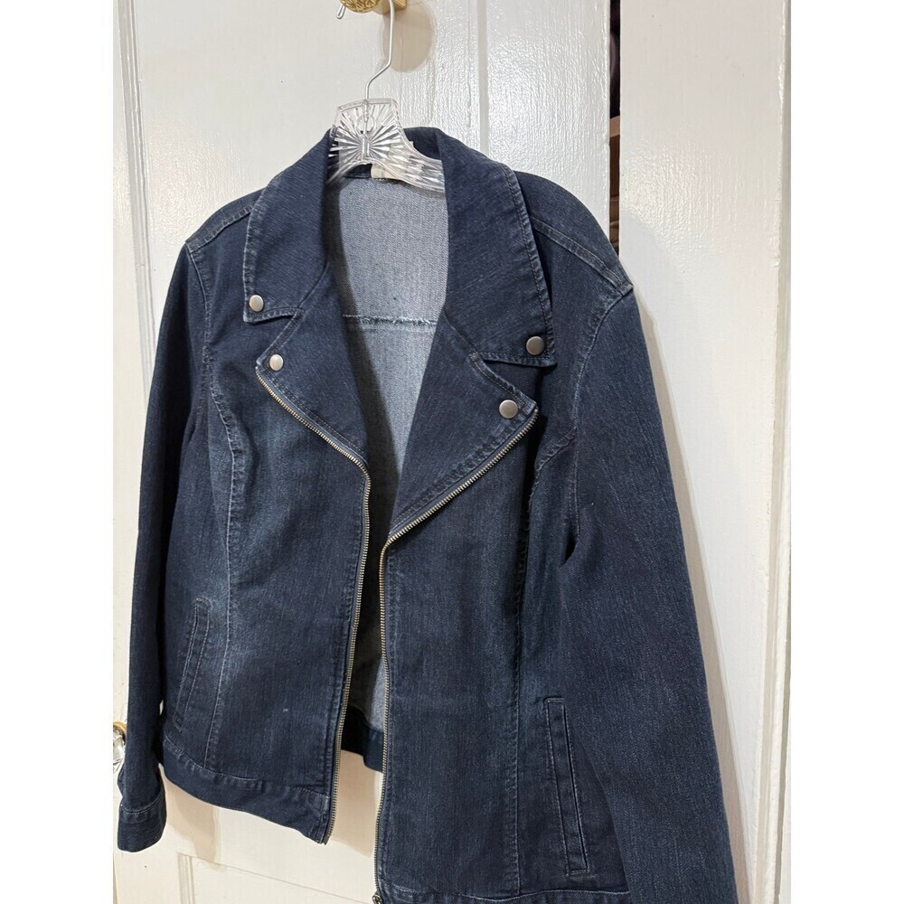 Style & Co women’s size x-large denim jacket - Picture 2 of 8